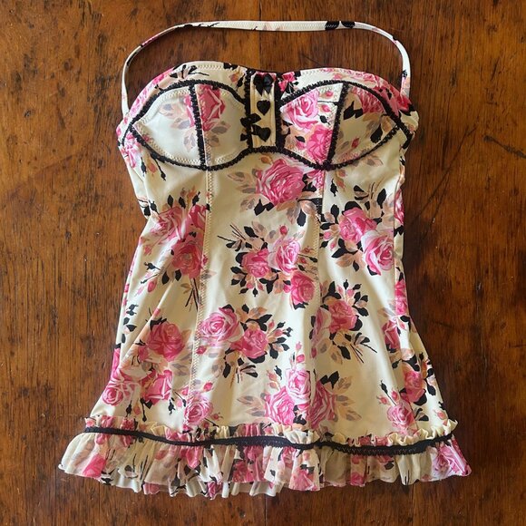 Betsey Johnson Gypsy Rose Halter Top - Picture 2 of 10